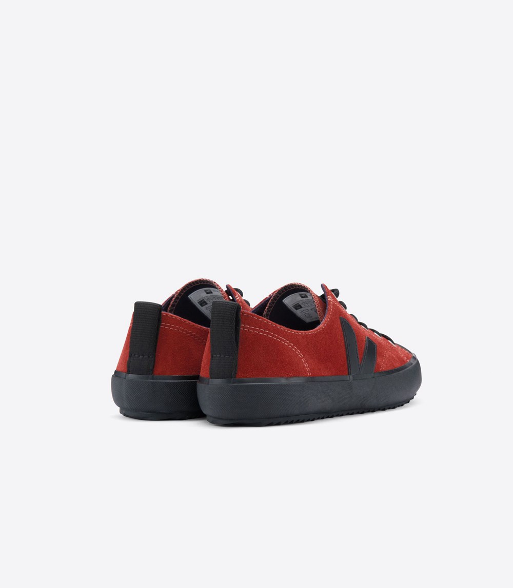 Veja Trainers Mens Red/Black - Nova Suede - MASG-30852